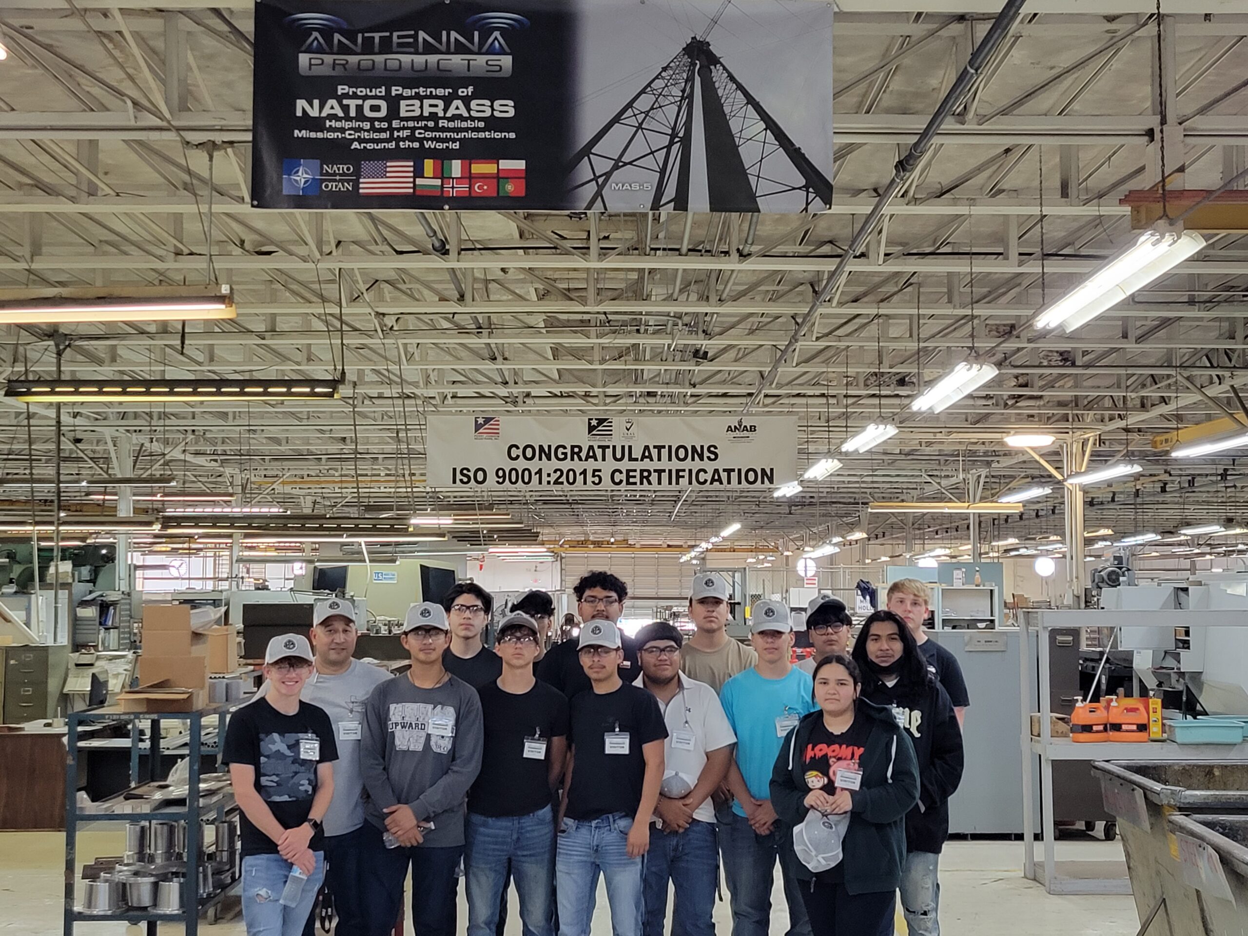 APC Hosts Mineral Wells High School Welding Students Antenna Products
